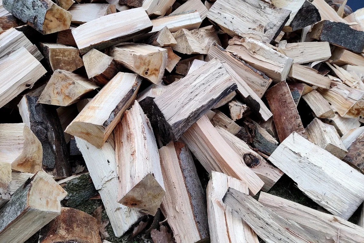 A pile of cut wood logs (representative)
