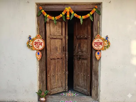 Shubh Labh Hanging