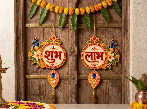 Shubh Labh Hanging